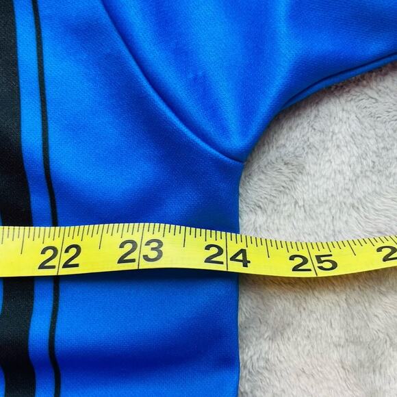 Olympus Official Sports Soccer Referee Jerseys (2) Size XL Blue Yellow Stripe - Picture 3 of 14